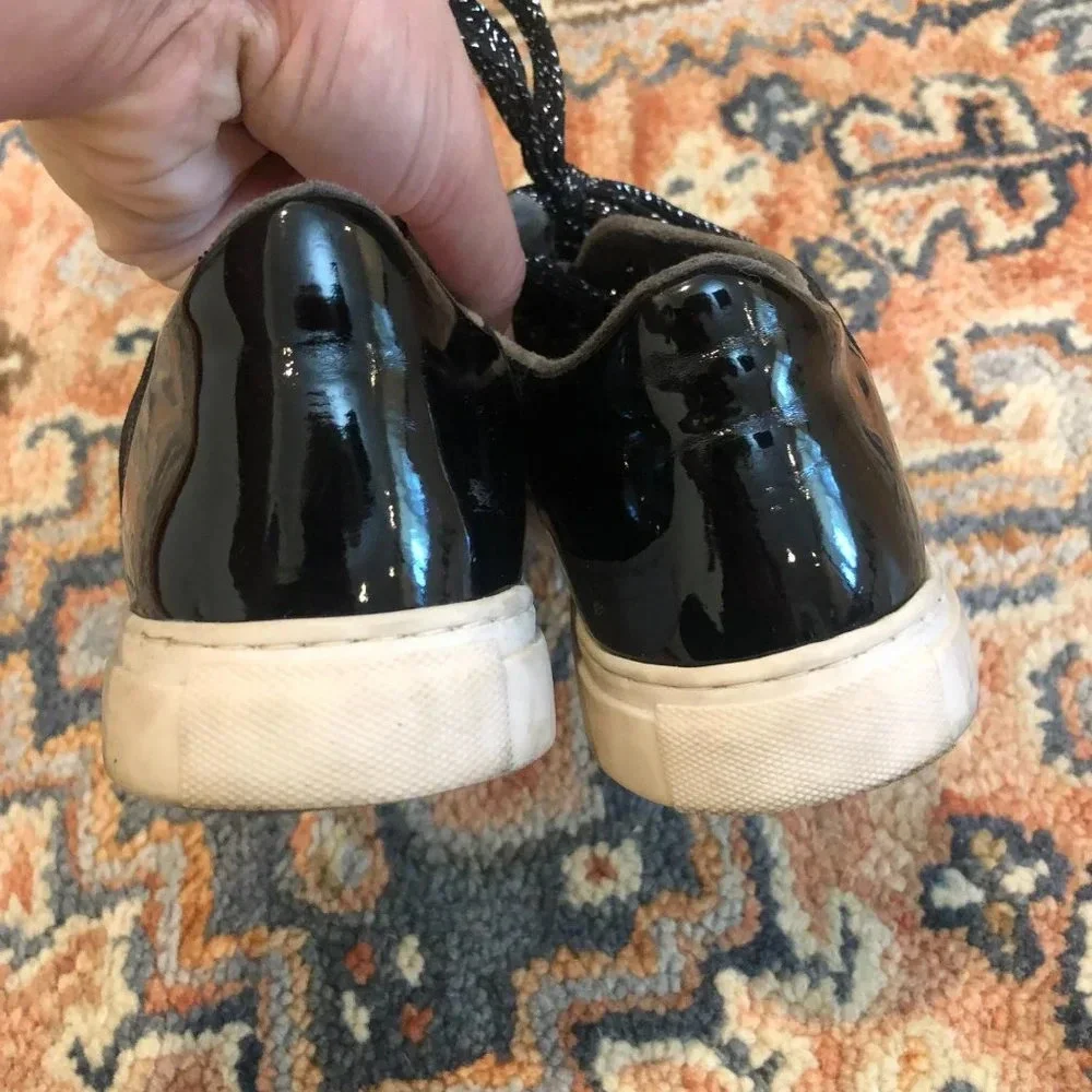 🍁HP by Hush Puppies Black Glittery Sneakers 9.5